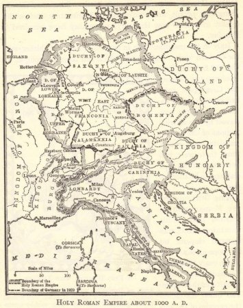 Holy Roman Empire, 1000 CE
