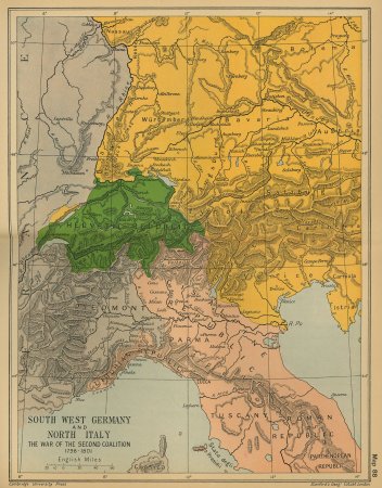 South West Germany and North Italy: The War of the Second Coalition 1798-1801