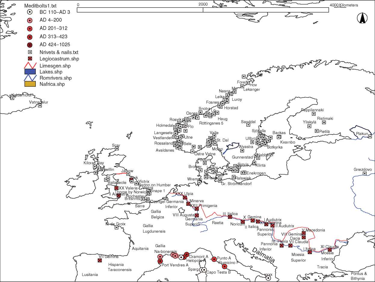 European Vessels: From the Celts to the Dutch