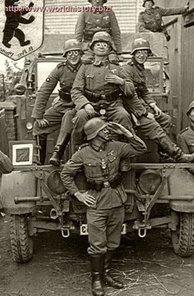 Funny German soldiers