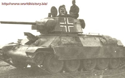 Soviet tanks in germans units