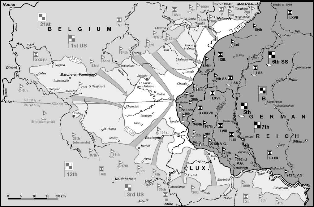 The Battles on the Western Front from September 1944 to January 1945
