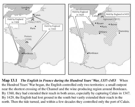 The English in France during the Hundred Years’ War, 1337-1453