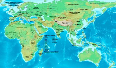 Modern History Maps   (1500 AD to Present)