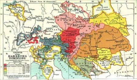 Growth of the Habsburg Dominions