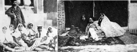 Photo Shah of Iran and his harem