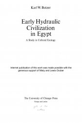 Early Hydraulic Civilization in Egypt: A Study in Cultural Ecology