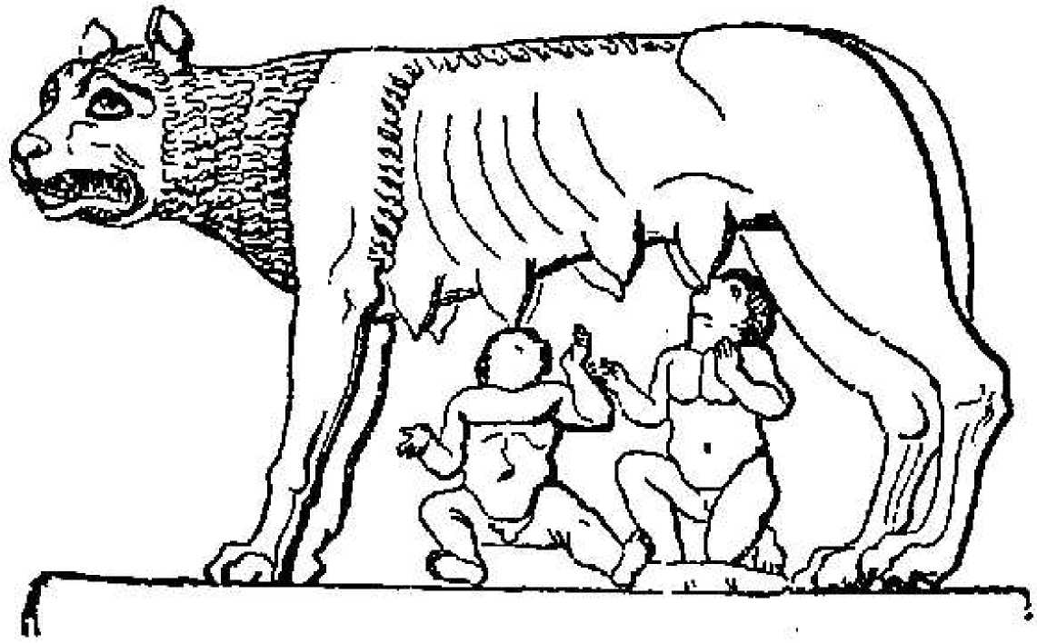 Легенды древнего рима 5 класс. Древний Рим Капитолийская волчица. Символ Рима Капитолийская волчица.